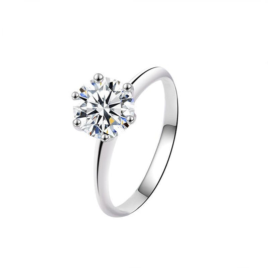 Elegant 925 Sterling Silver Moissanite Ring for Daily Wear4