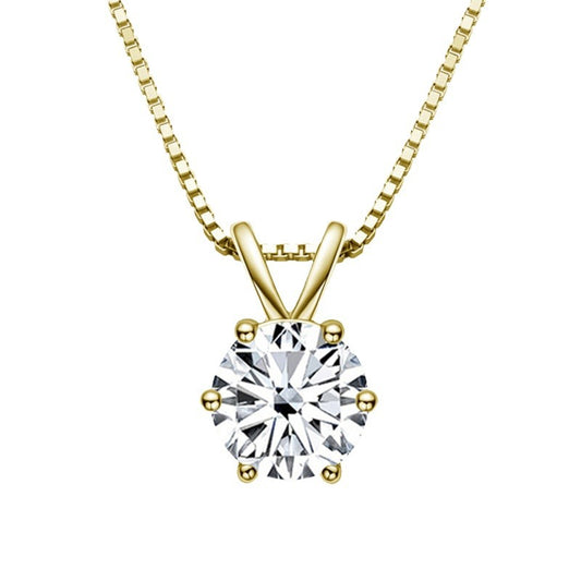 Women's all-match D color moissanite s925 sterling silver necklace with multiple square and round bag designs available for wholesale4